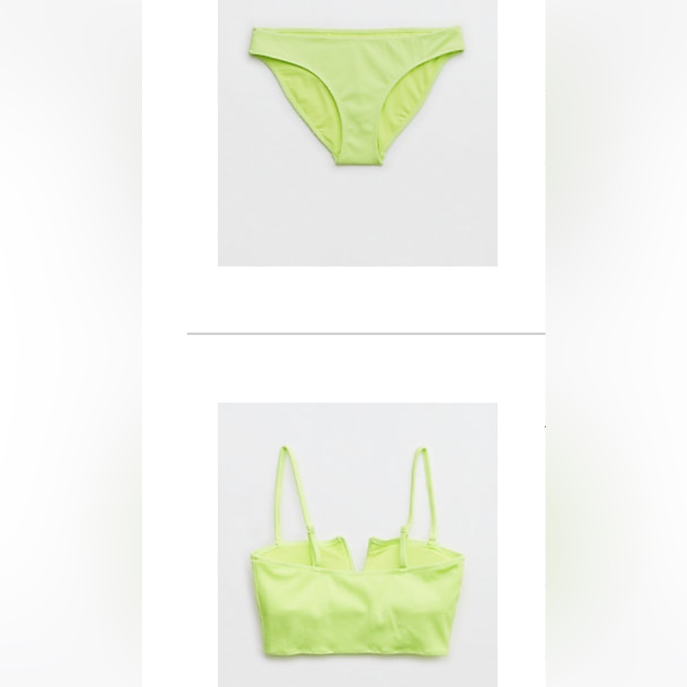 NWT Aerie swimsuit - bandeau top and bottom- size XXL